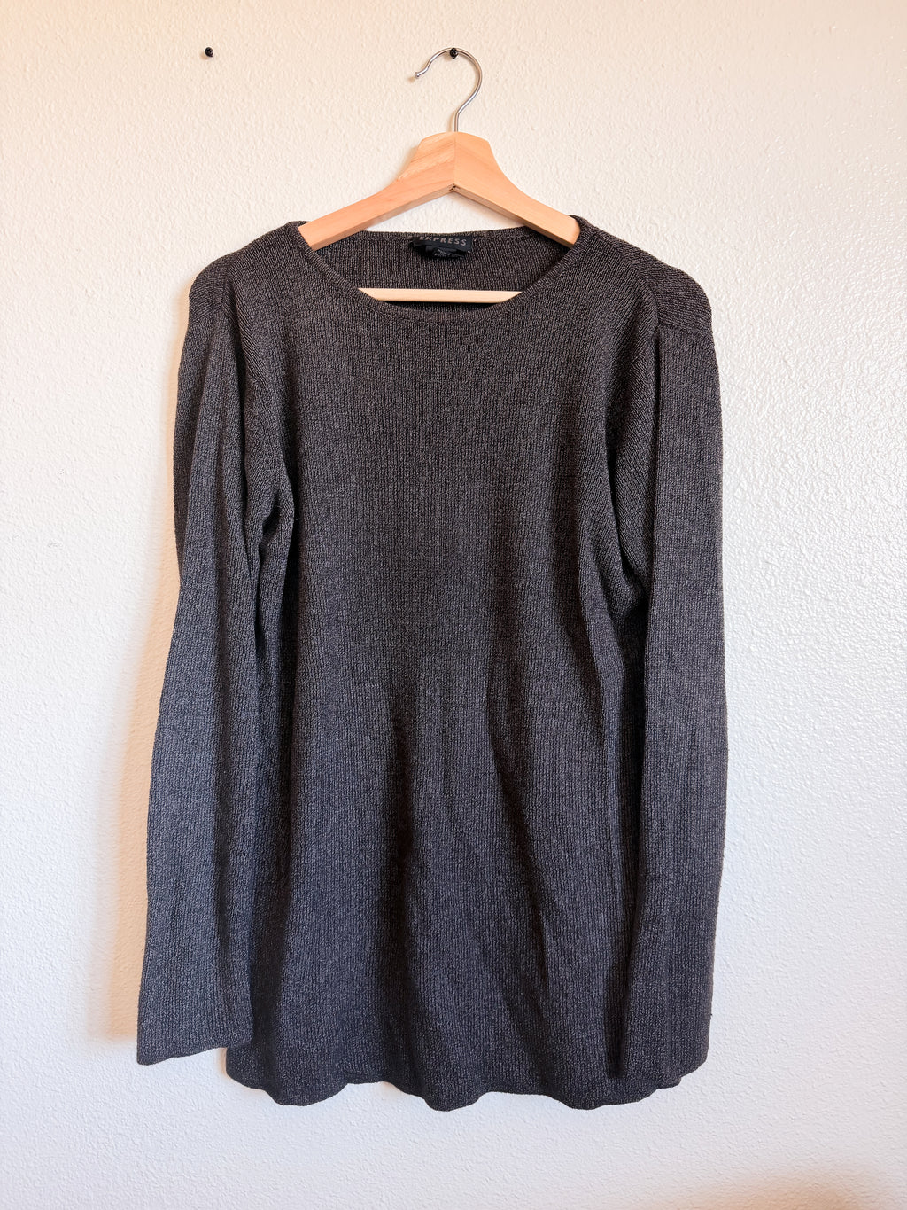 Dark Brown Pullover Sweater - Size M