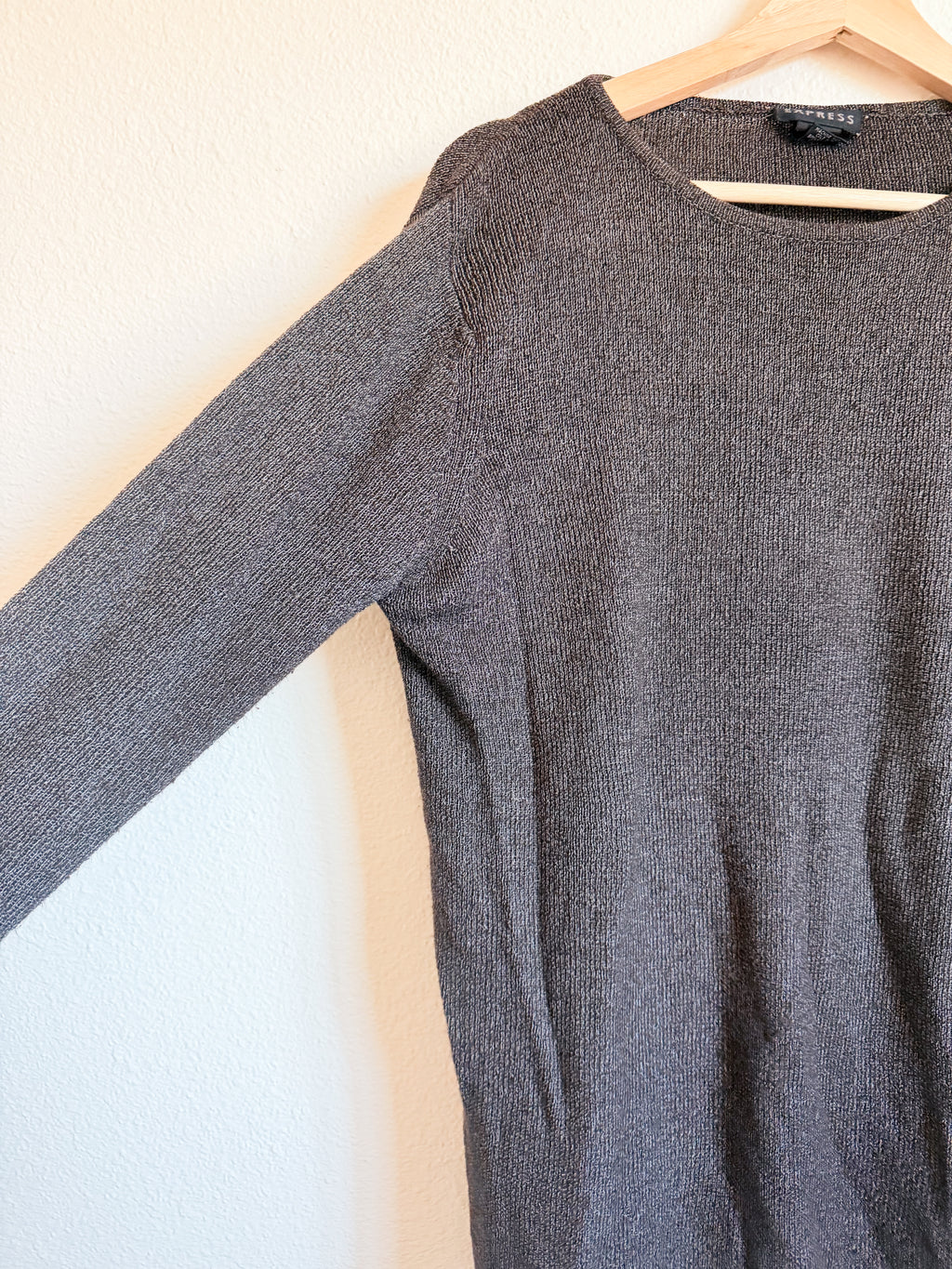 Dark Brown Pullover Sweater - Size M