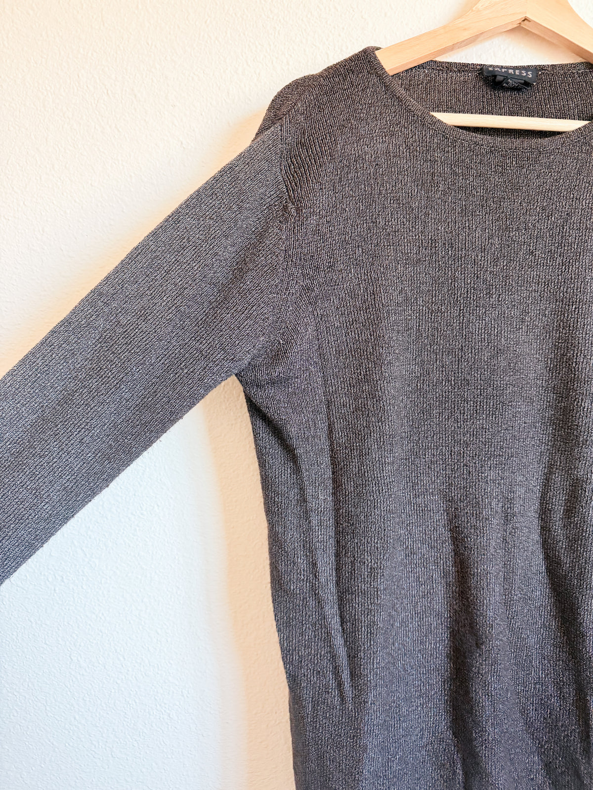 Dark Brown Pullover Sweater - Size M
