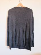 Dark Brown Pullover Sweater - Size M