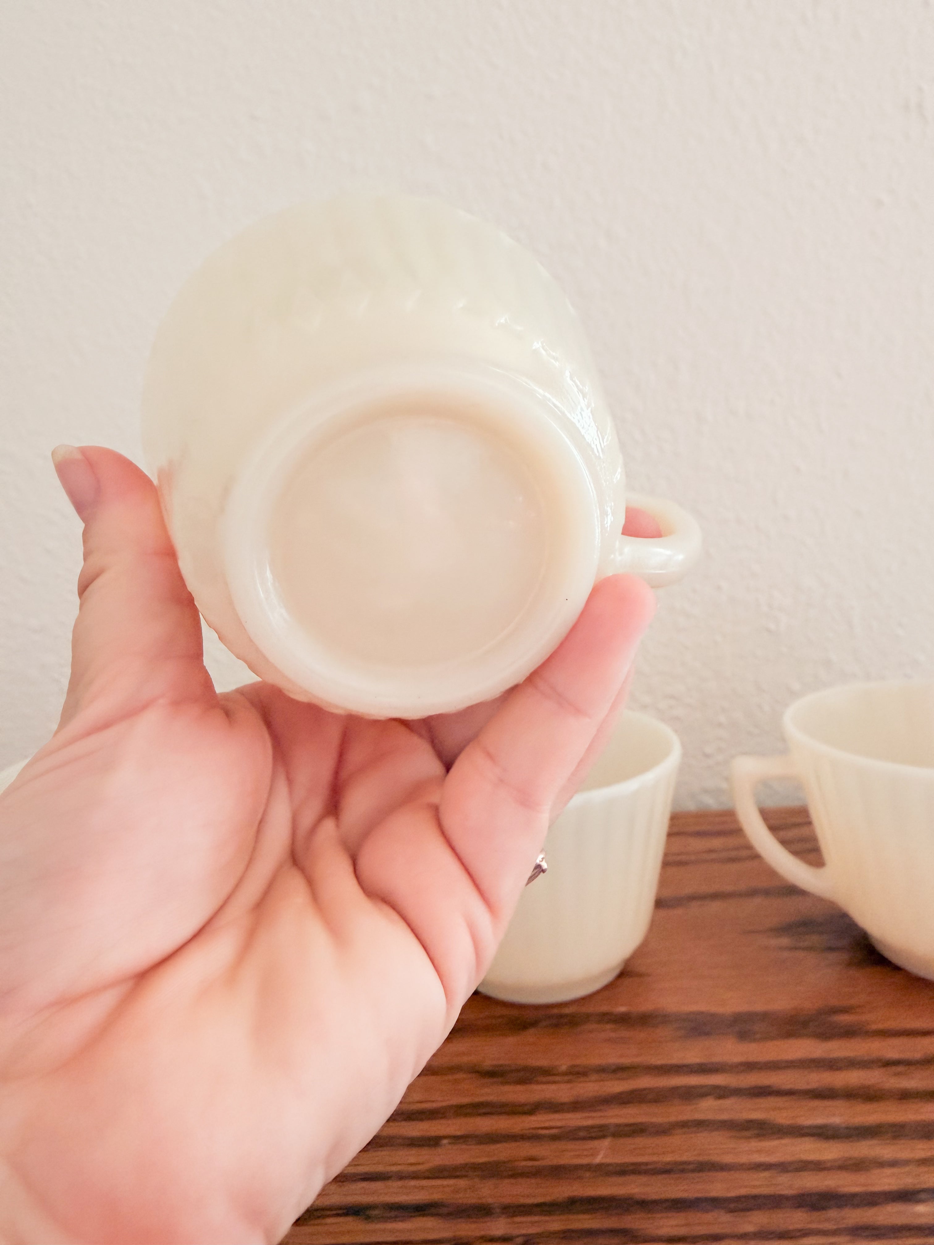 Ivory Teacup Set