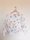 90s Crewneck Button Up - Size M