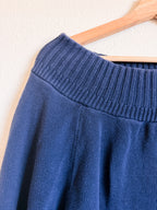 Navy Blue Boatneck Sweater - Size L