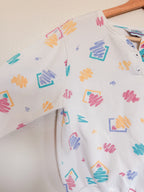 90s Crewneck Button Up - Size M