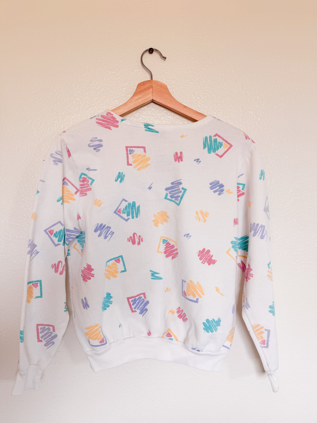 90s Crewneck Button Up - Size M
