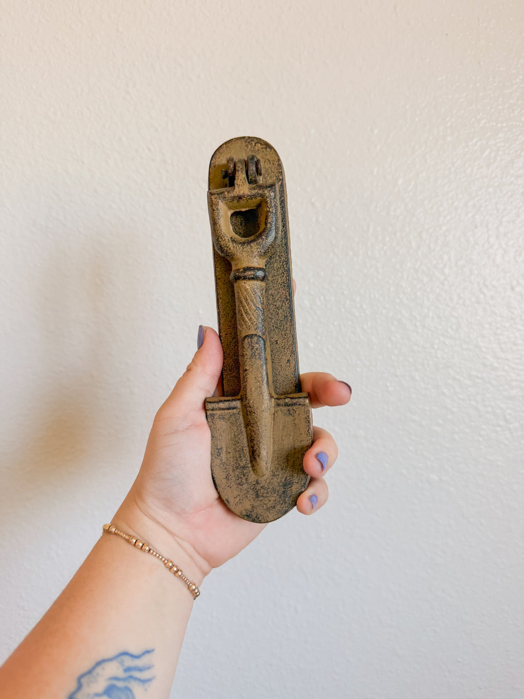 Cast Iron Shovel Door Knocker