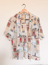 Load image into Gallery viewer, Vintage Coastal Button Up - Size 8
