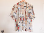 Vintage Coastal Button Up - Size 8