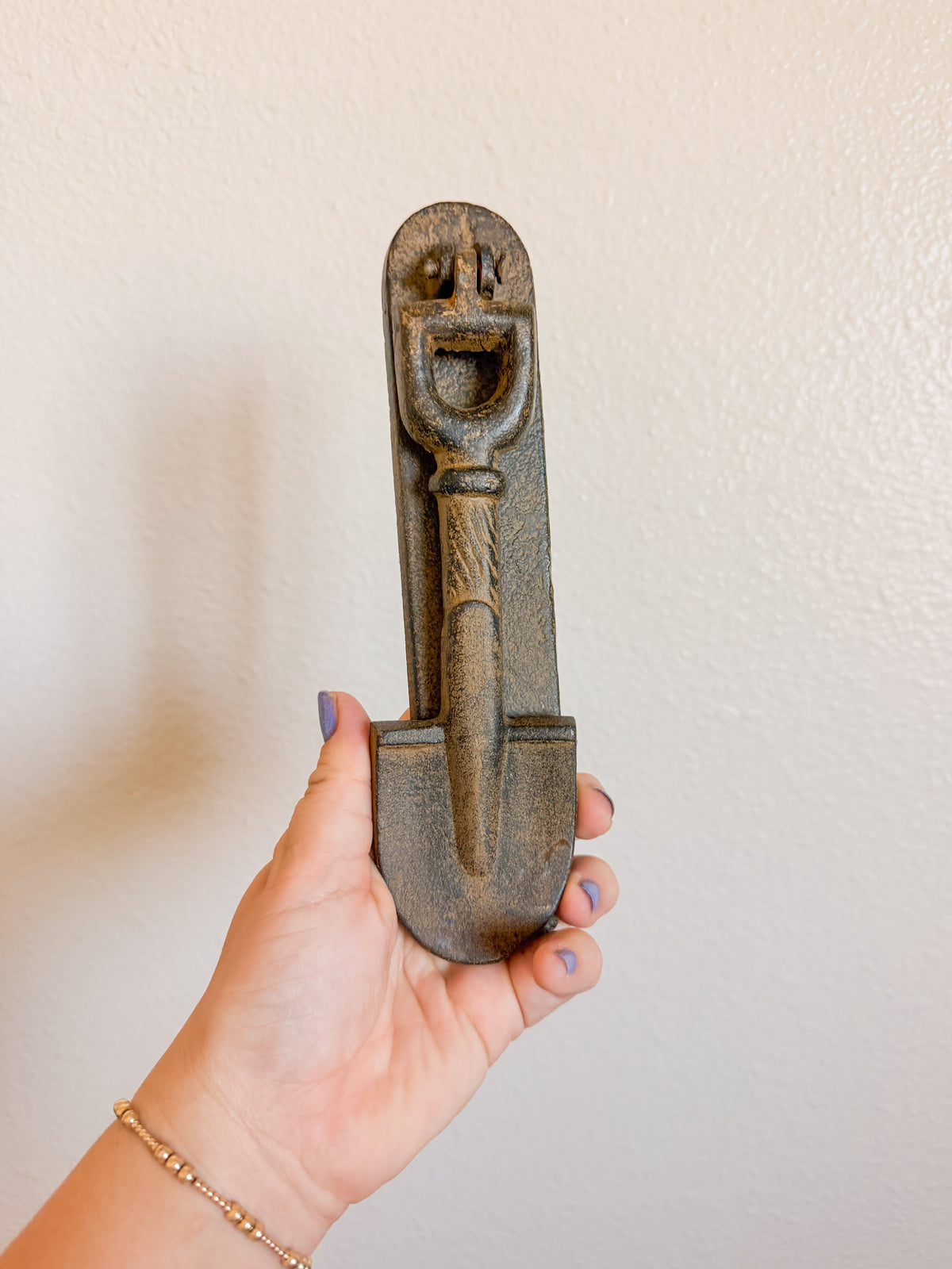Cast Iron Shovel Door Knocker