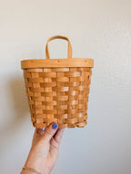 Wall Hanging Wicker Basket