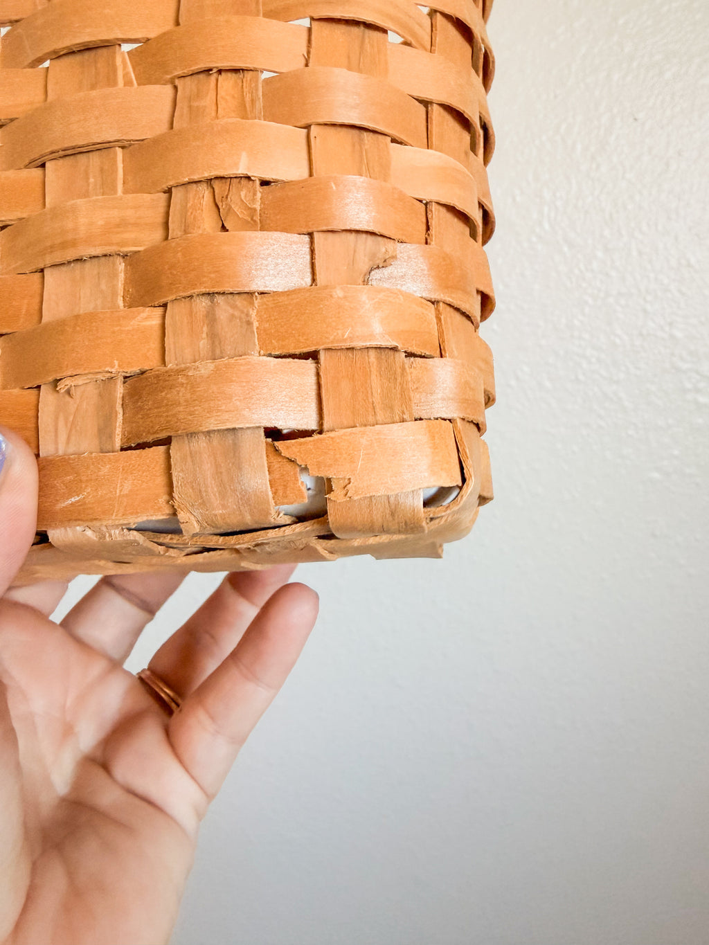 Wall Hanging Wicker Basket