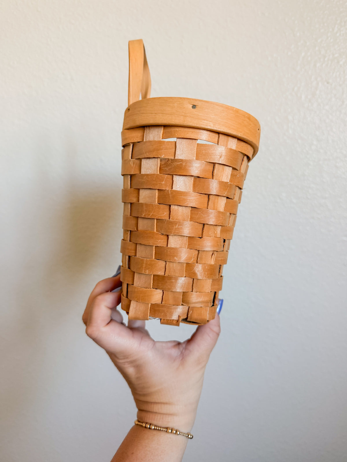 Wall Hanging Wicker Basket
