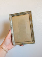 Gold Floral 5x7 Photo Frame