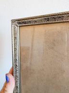 Gold Floral 5x7 Photo Frame