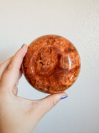 Brown Marbled Stone Dish