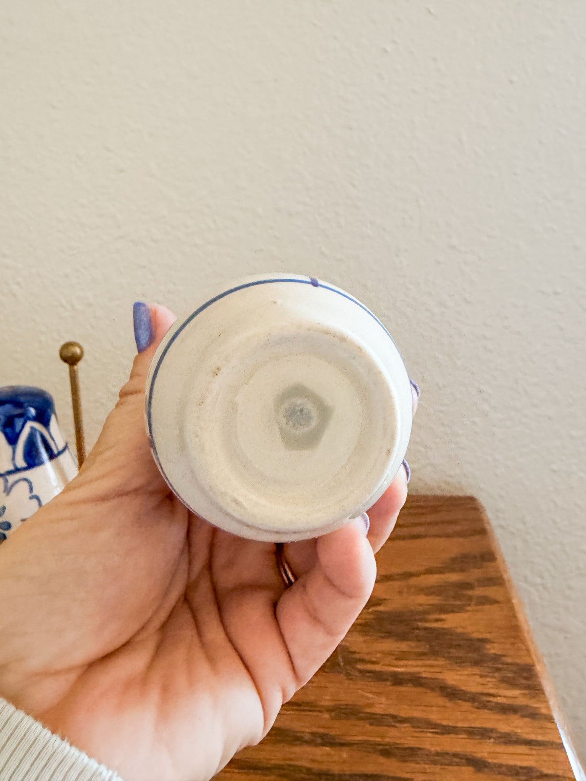 Blue and White Floral Shakers