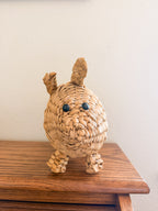 Wicker Piggy Bank