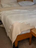 White Vintage Afghan