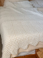 White Vintage Afghan