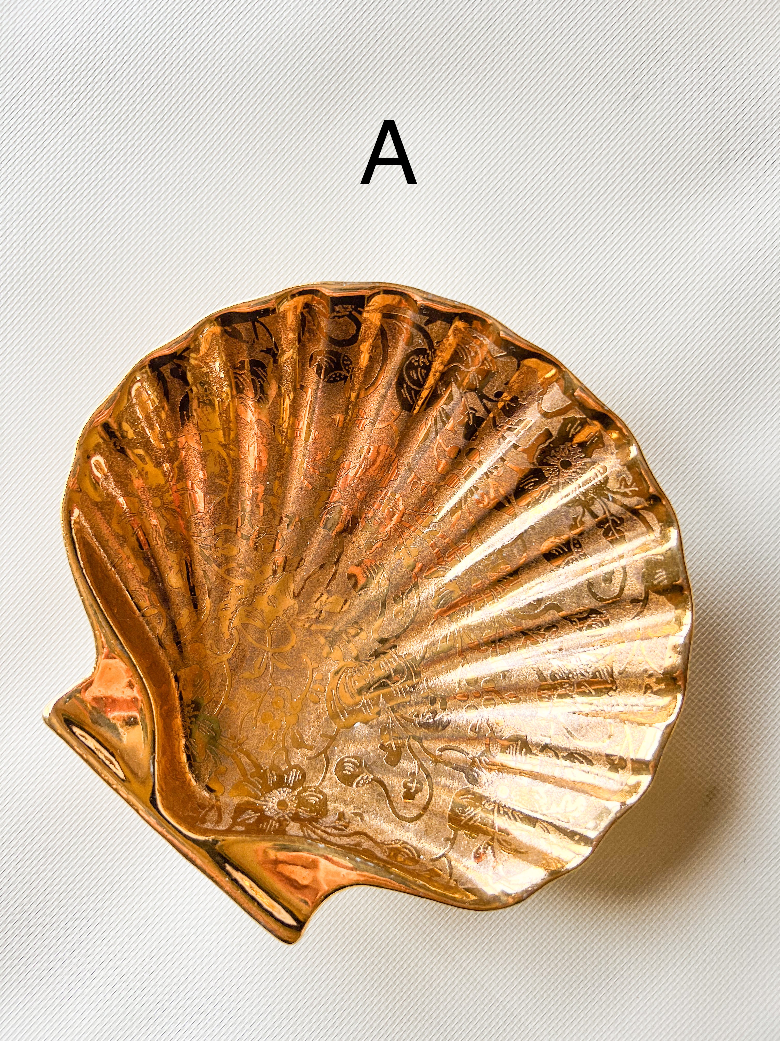 Gold Painted Porcelain Dishes