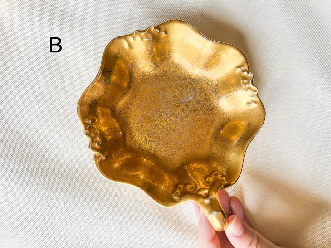 Gold Painted Porcelain Dishes