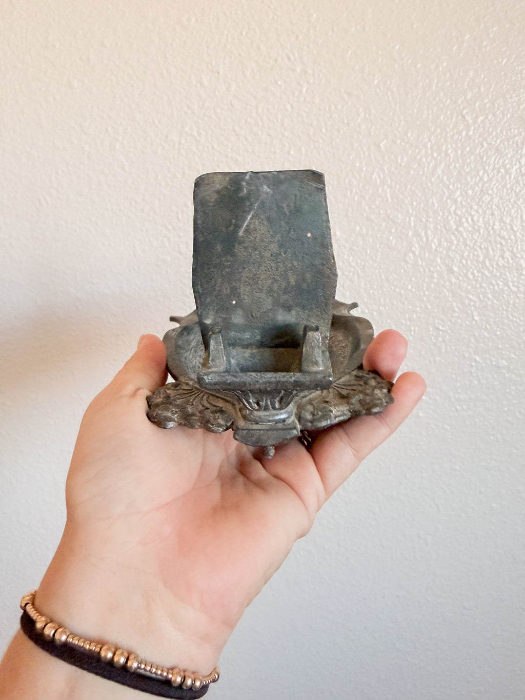 Ornate Metal Ashtray