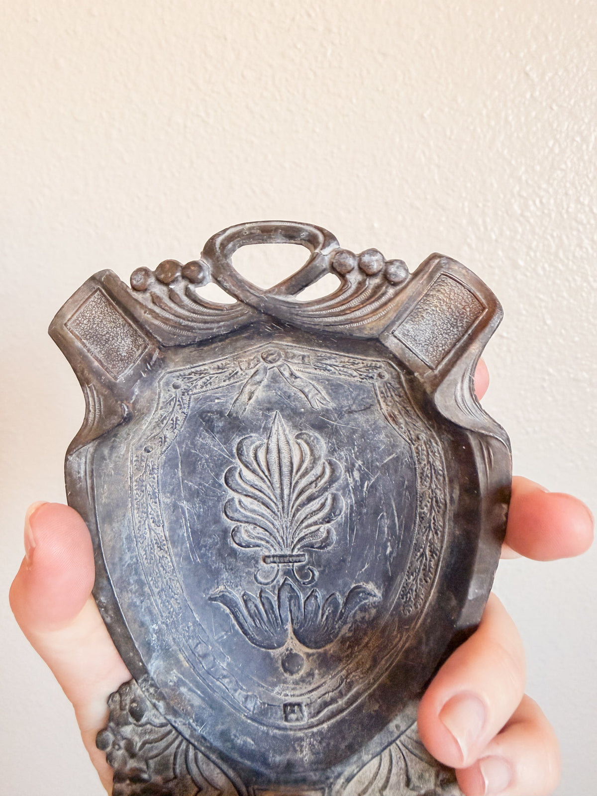 Ornate Metal Ashtray
