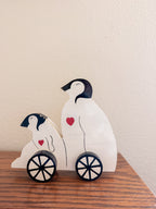 Wooden Penguin Rolling Toy
