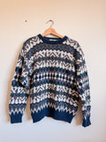 Chunky Geometric Sweater - Size M