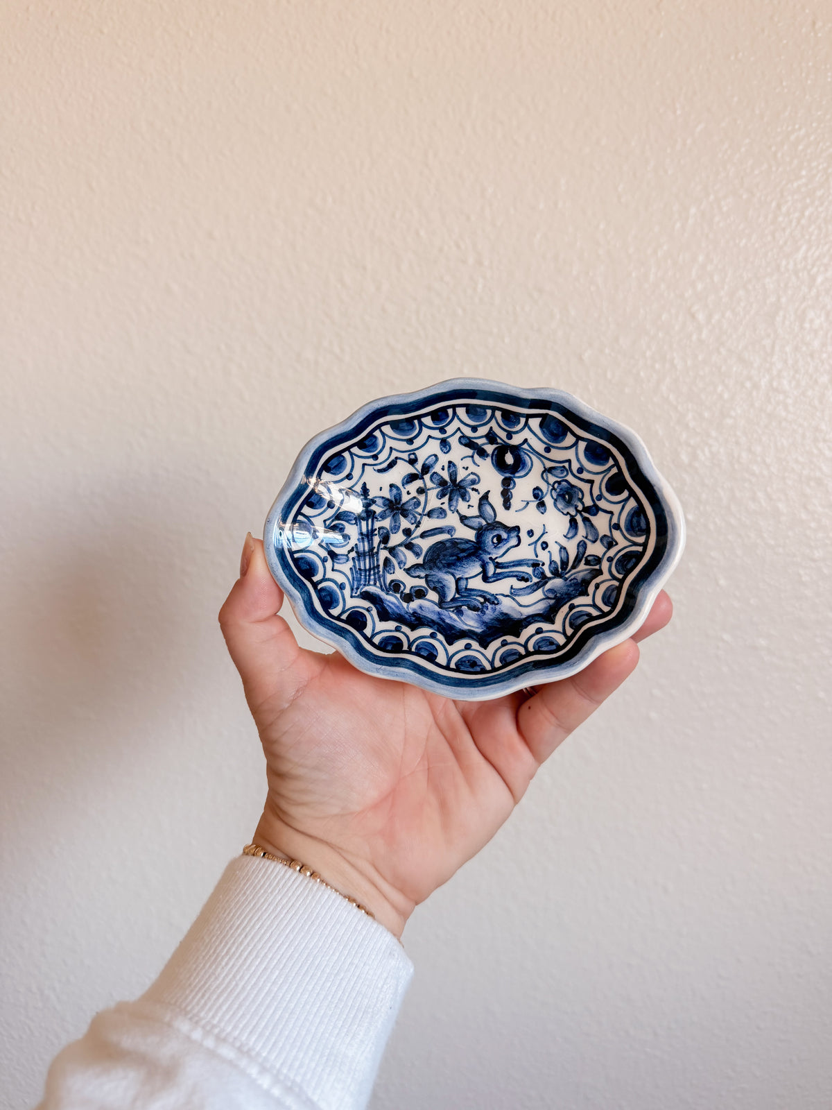 Floral Rabbit Dish