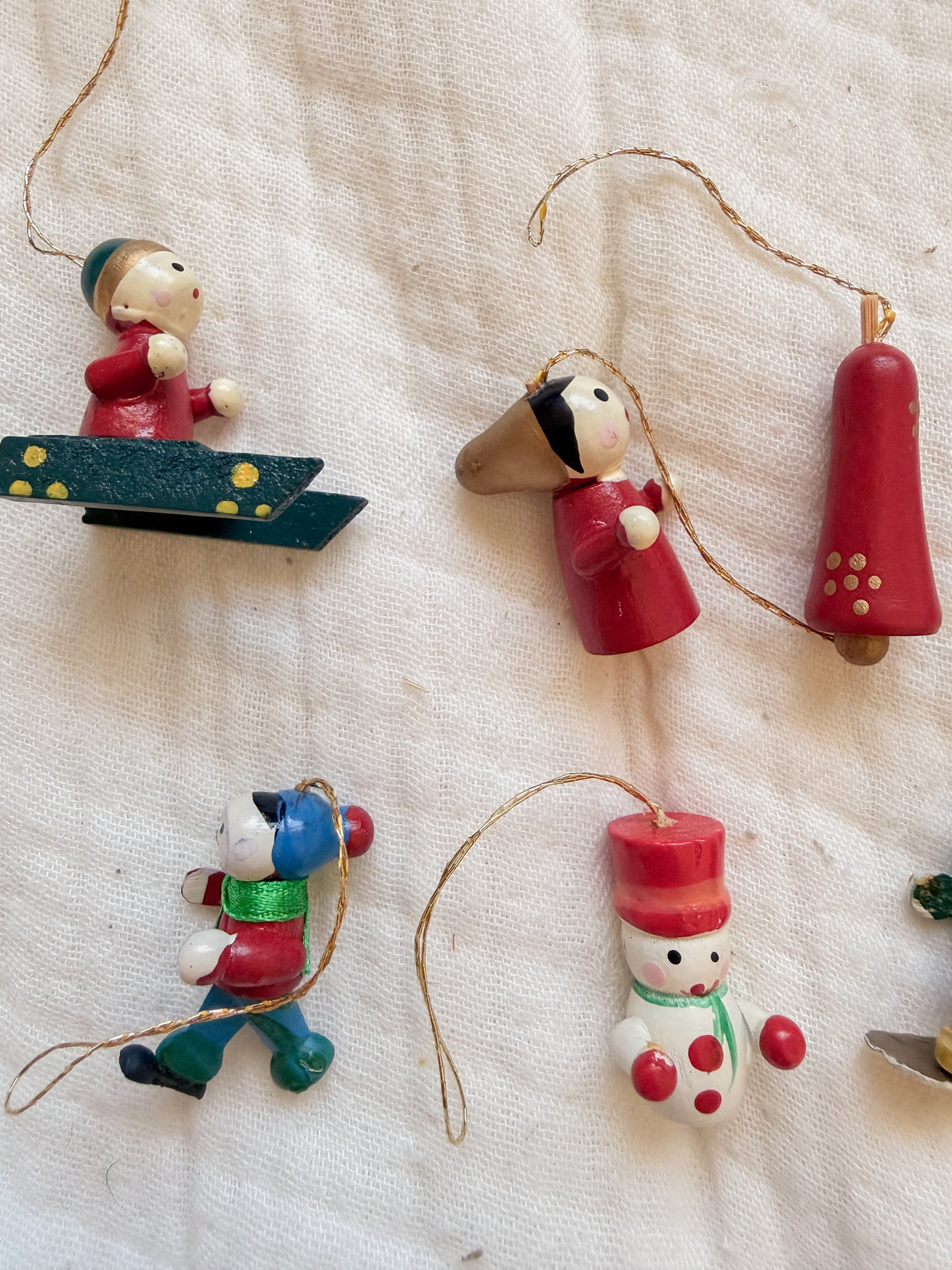 Collection of Mini Wooden Ornaments