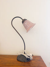 Load image into Gallery viewer, Lamp with Ceramic Floral Shade
