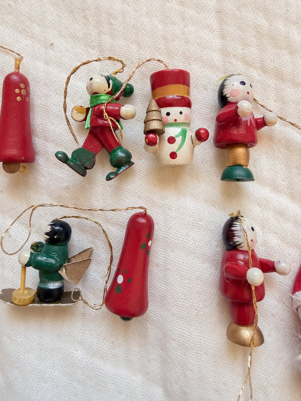 Collection of Mini Wooden Ornaments