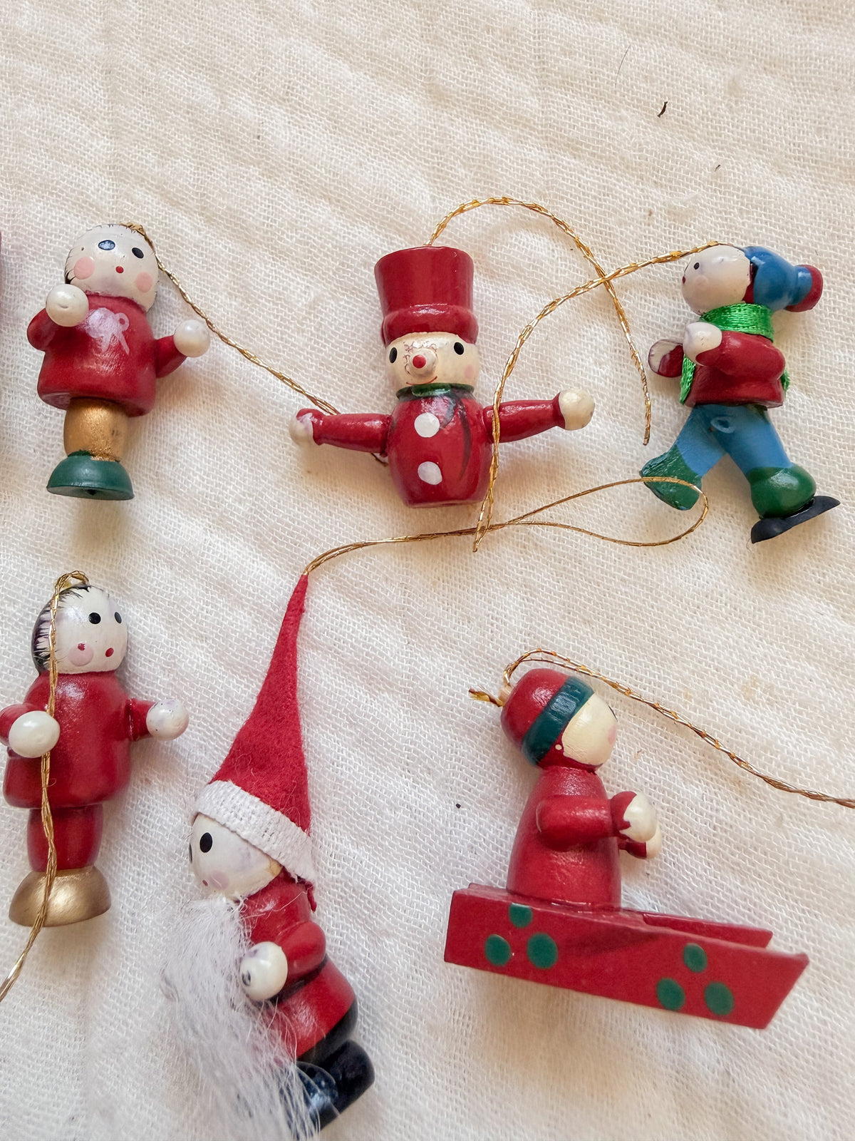 Collection of Mini Wooden Ornaments