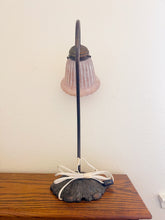 Load image into Gallery viewer, Lamp with Ceramic Floral Shade
