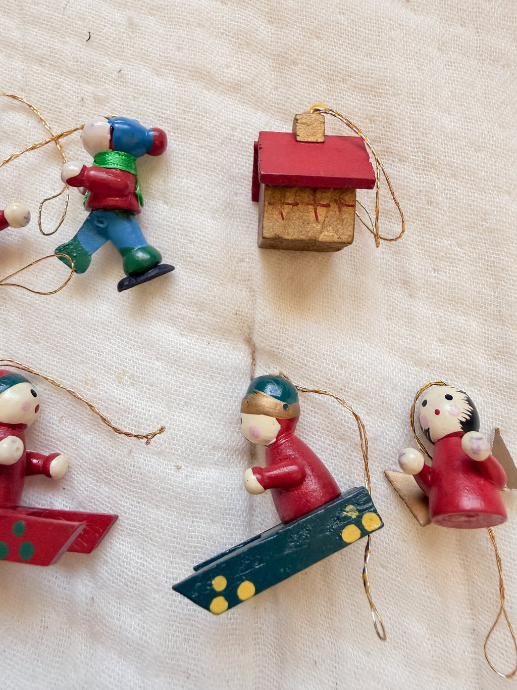 Collection of Mini Wooden Ornaments
