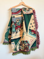 Vintage Christmas Throw Blanket