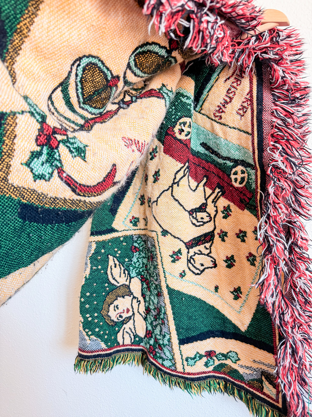 Vintage Christmas Throw Blanket