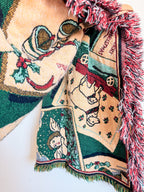 Vintage Christmas Throw Blanket