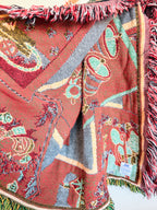 Vintage Christmas Throw Blanket