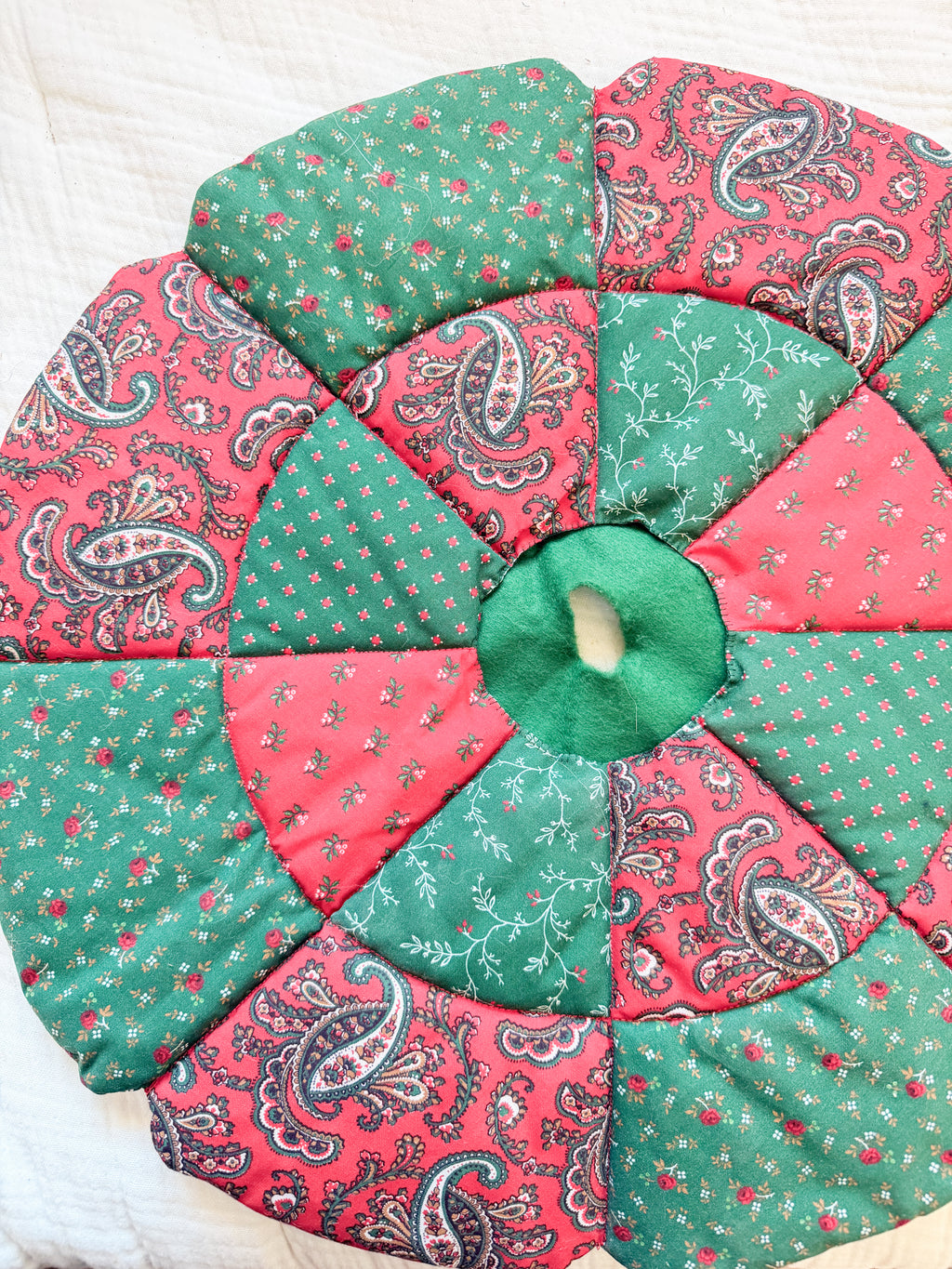 Miniature Quilted Tree Skirt