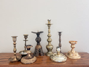Build Your Own Brass Candle Holder Set