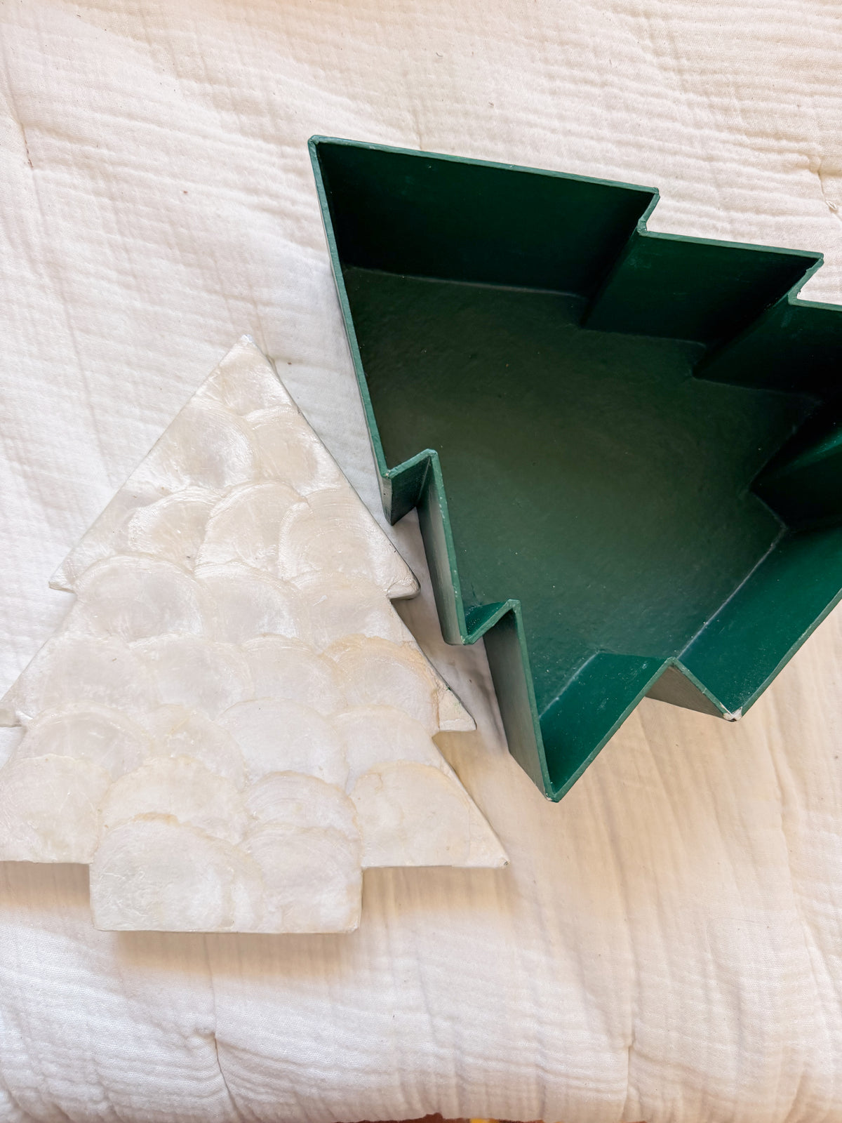 Capiz Christmas Tree Box