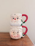 Matching Santa and Mrs. Claus Mugs