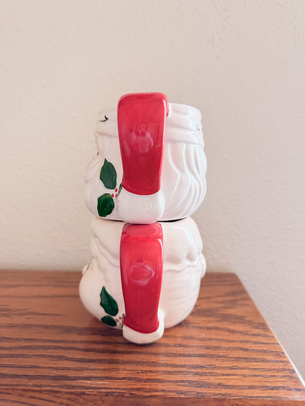 Matching Santa and Mrs. Claus Mugs