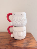 Matching Santa and Mrs. Claus Mugs