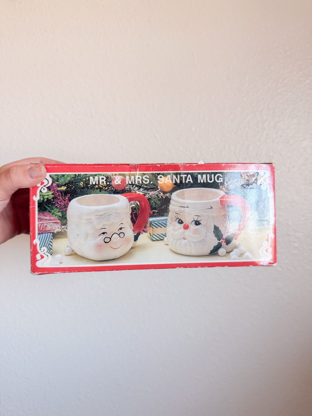 Matching Santa and Mrs. Claus Mugs