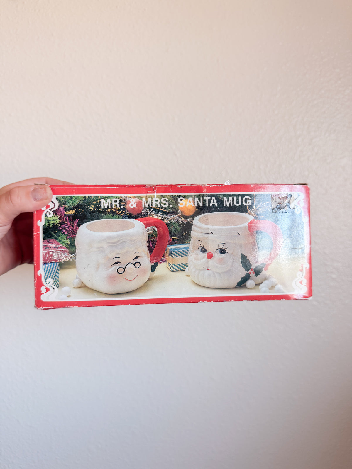 Matching Santa and Mrs. Claus Mugs