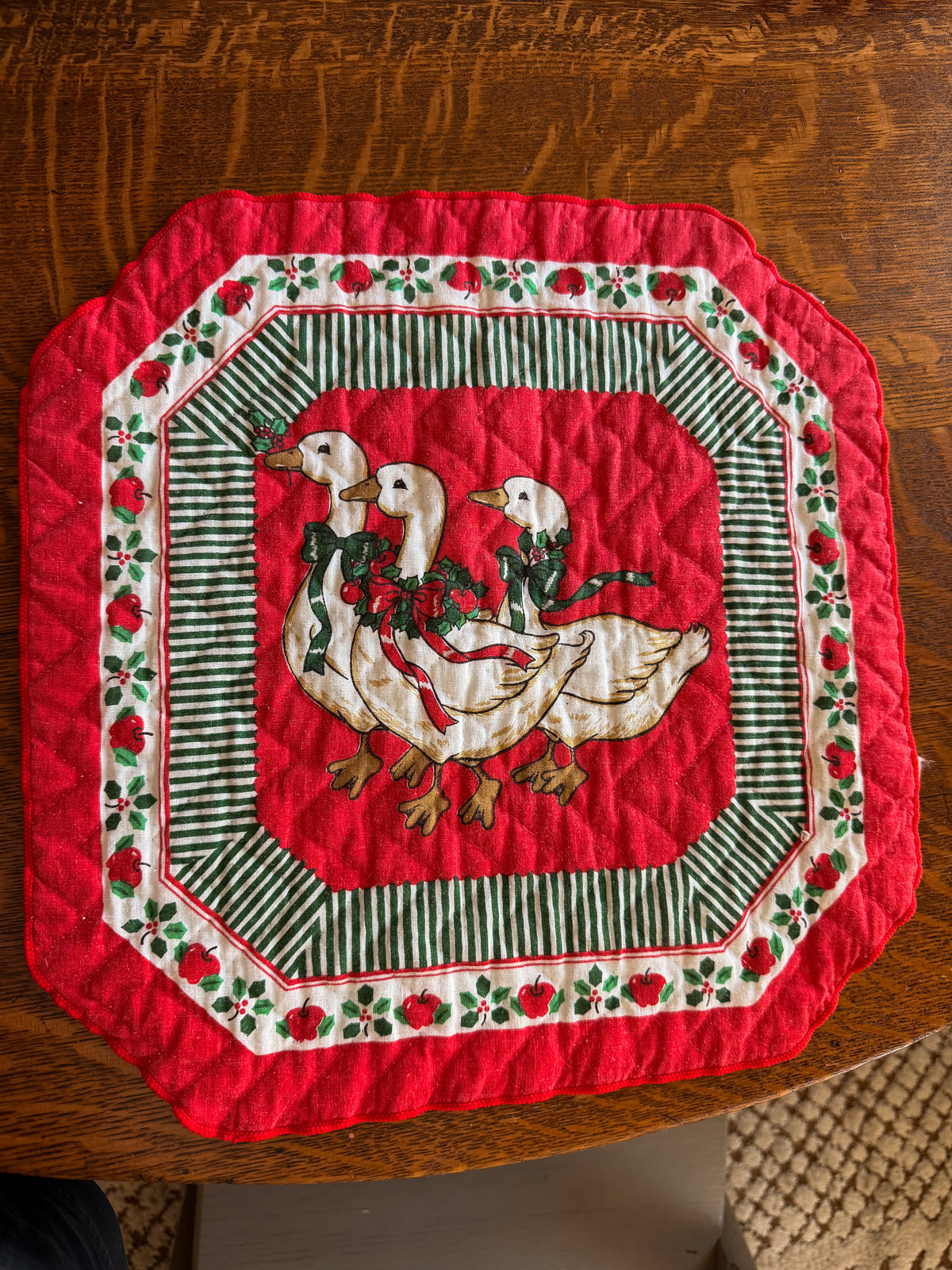 Christmas Goose Placemats (7)
