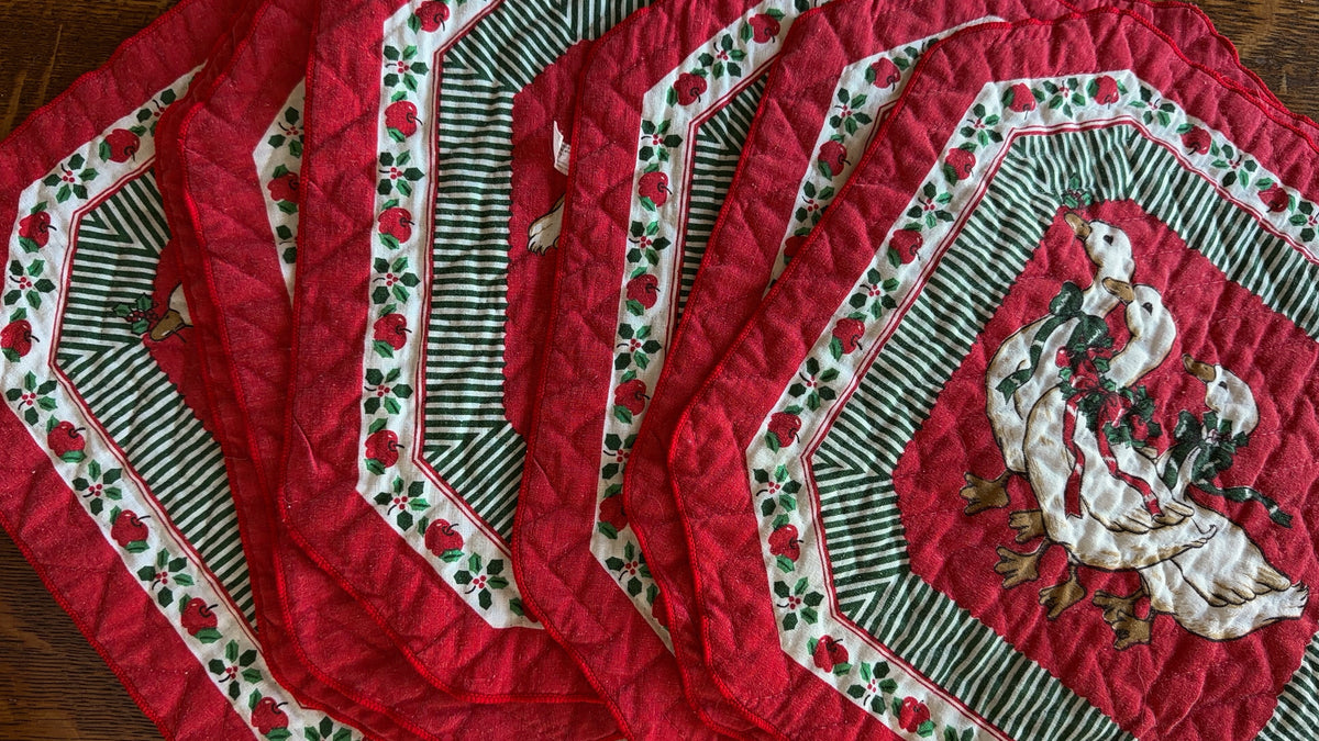 Christmas Goose Placemats (7)